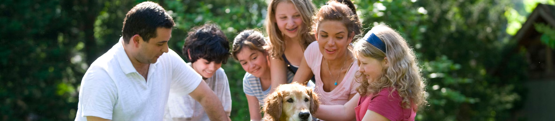 family outdoors