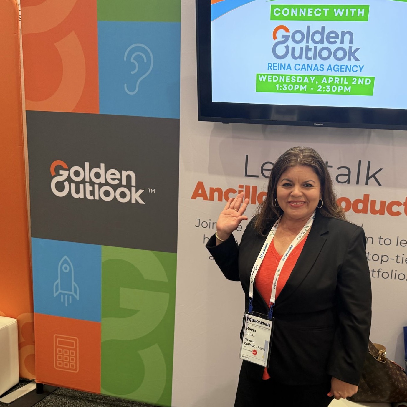Reina at Golden Outlook Event